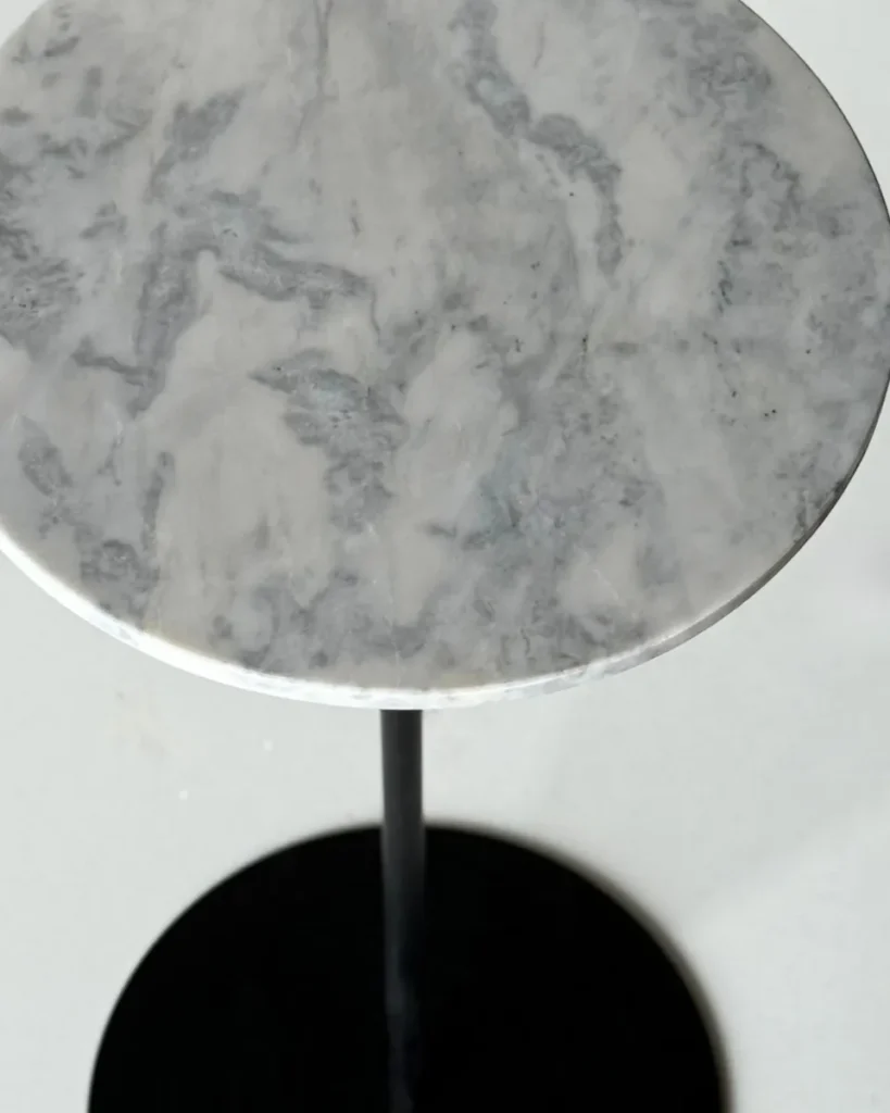 d nq np 2x 873644 mlb88113771041 072025 f mesa lateral tampo em marmore base preta 29x29