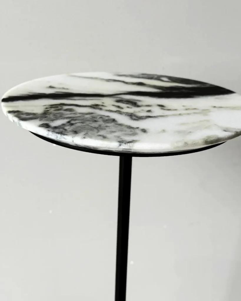 d nq np 2x 998330 mlb88113860839 072025 f mesa lateral tampo em marmore base preta 29x29